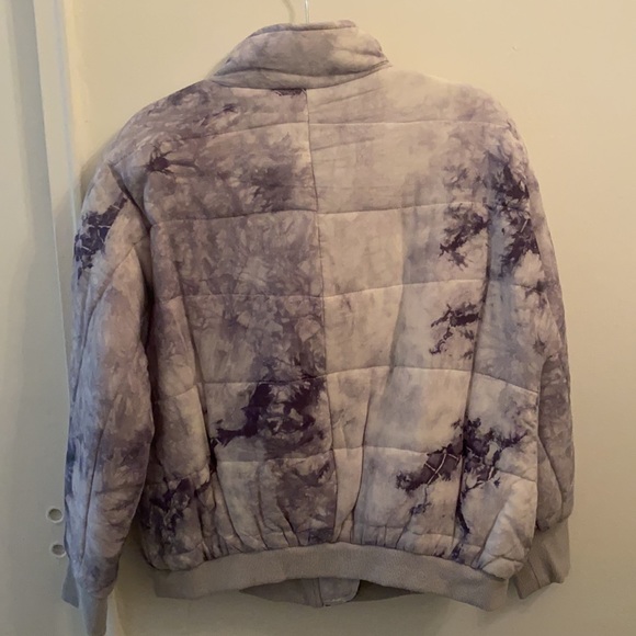 Cloud Tie-Dye Bomber Jacket - Picture 4 of 6